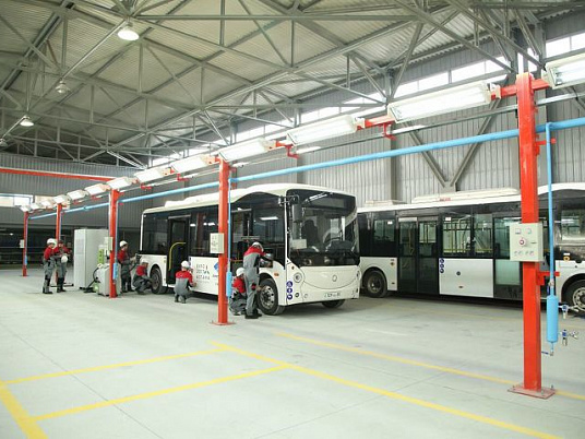 Предприятие по производству электроавтобусов Higer Kazakhstan