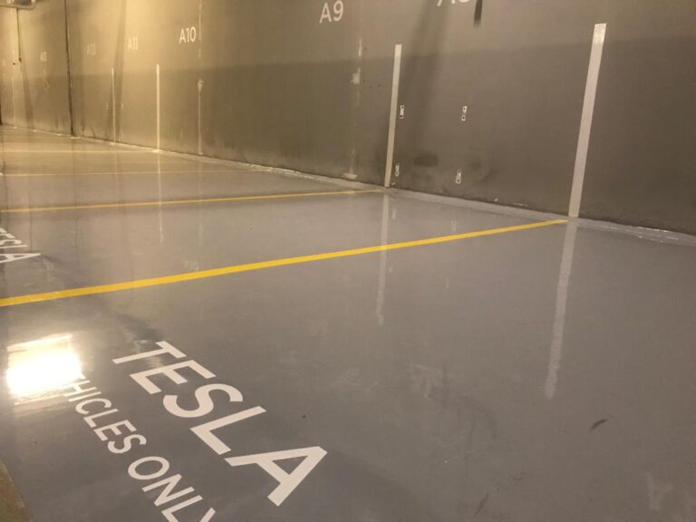 Наливные полы для паркинга